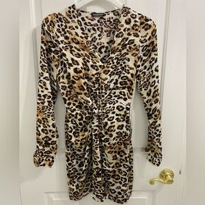 Fashion Nova Leopard Mini Dress